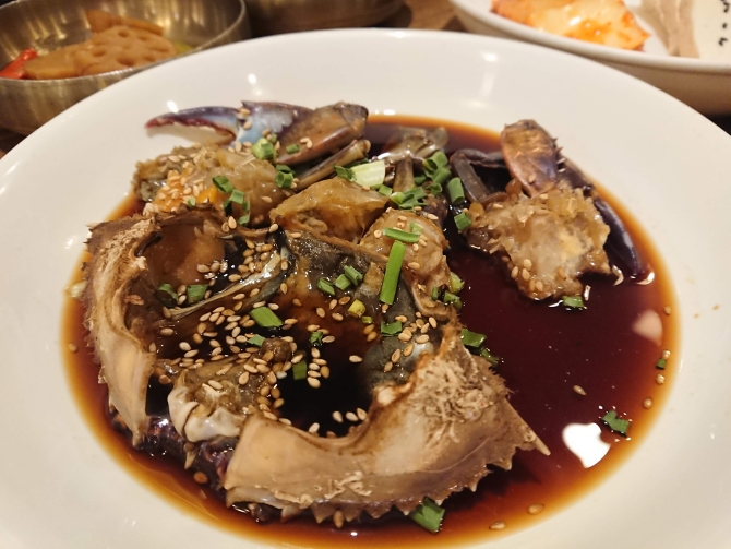おかずがいっぱい、ソウルの韓定食