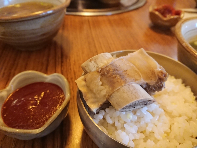 仁川の松島（ソンド）新都市で食事写真：カルビタン