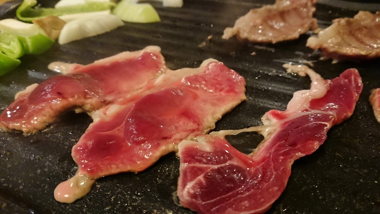 猪肉の焼肉写真
