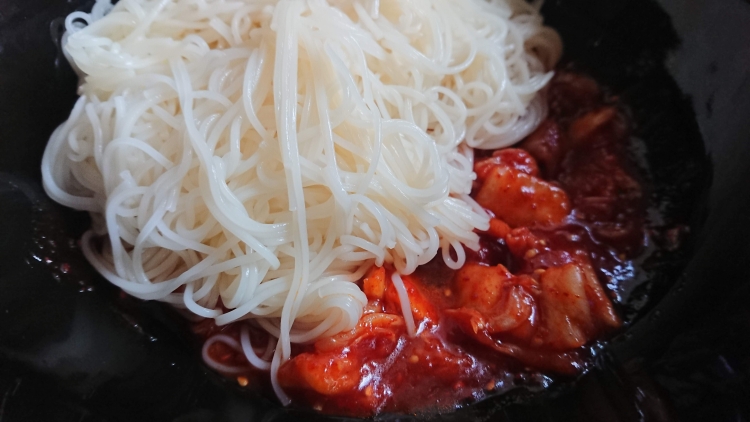 韓国ビビン麺のレシピ写真
