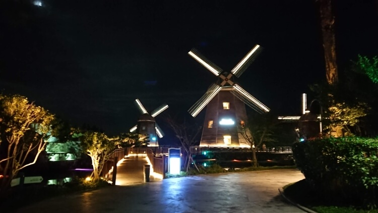 チェジュ島旅②：ロッテホテルの夜景写真