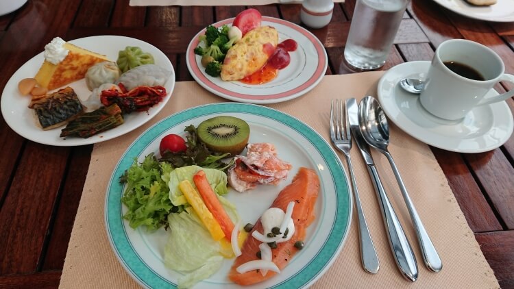 チェジュ島旅②：ロッテホテルの朝食写真