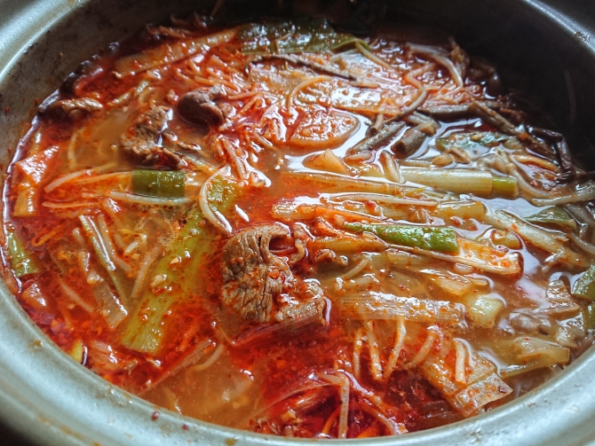 韓国のユッケジャンレシピ