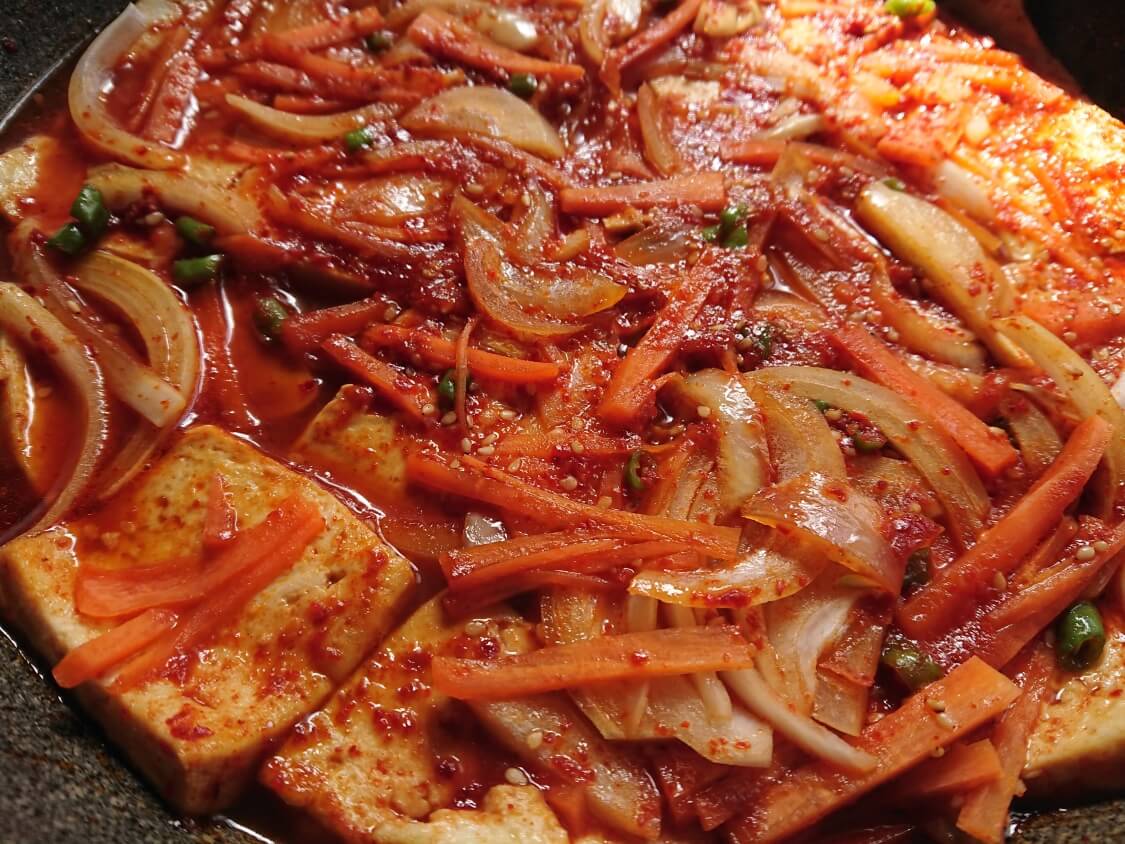 韓国の簡単豆腐料理