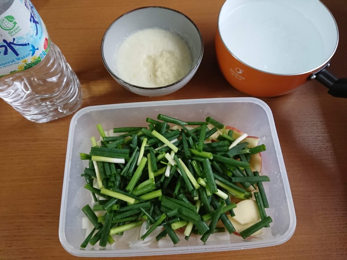 大根の水キムチ「トンチミ」の韓国レシピ、材料とヤンニョム