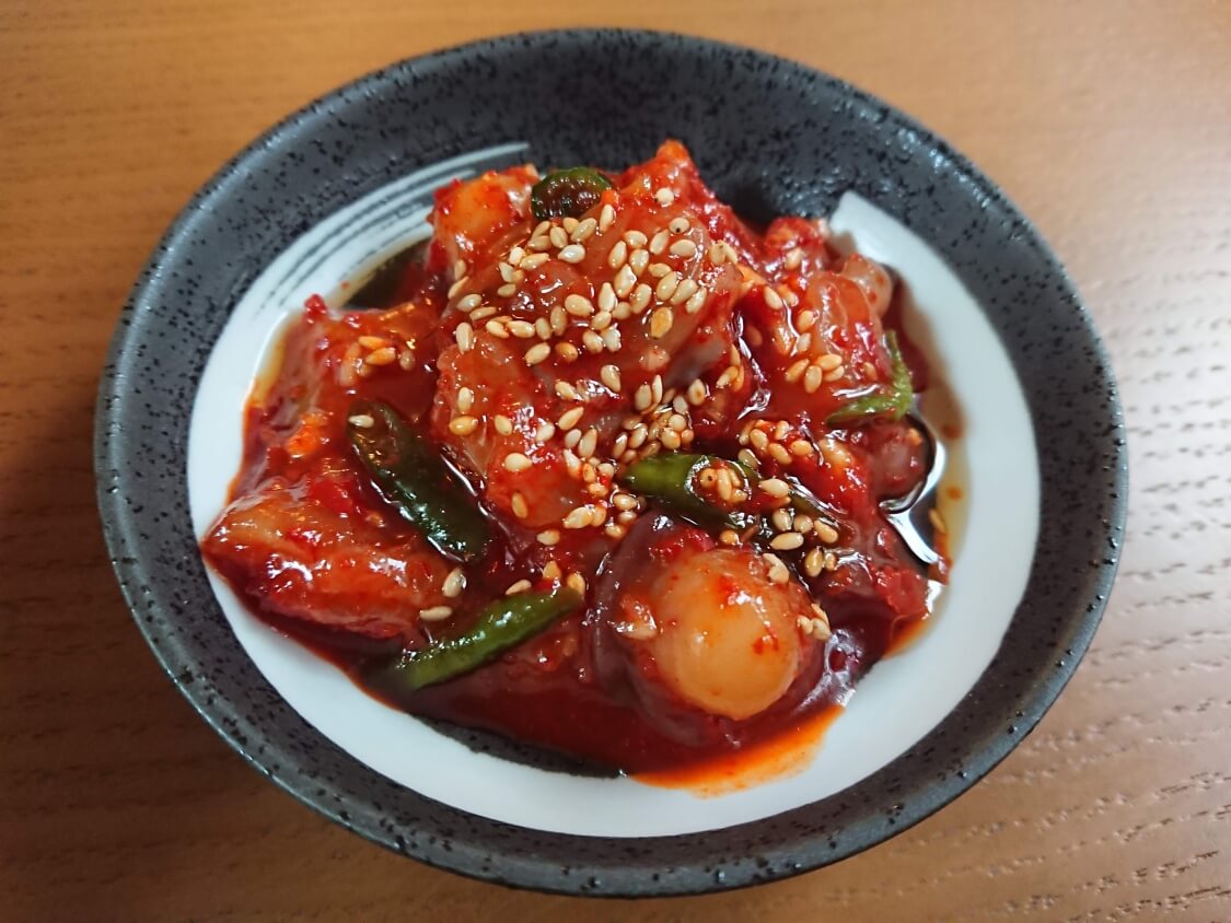 タコキムチのレシピ。手作り韓国の塩辛チョッカル♪イカでもOK | カライチ