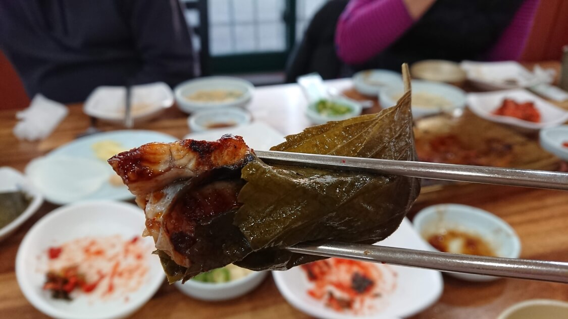 韓国のうなぎの食べ方