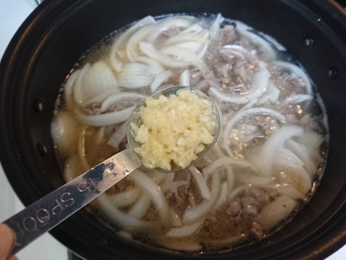 牛肉うどん！韓国のカルグクス簡単レシピ。調味料