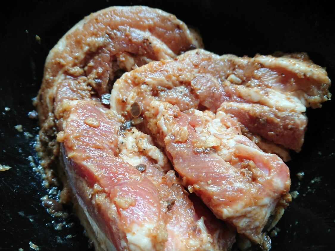 レンジで簡単！ポッサムのレシピ。お肉の味付け
