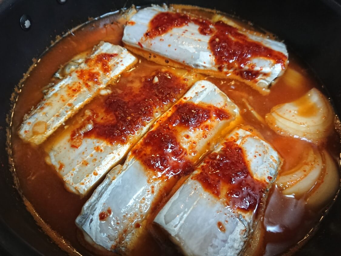 太刀魚の煮付け（カルチチョリム）のレシピ