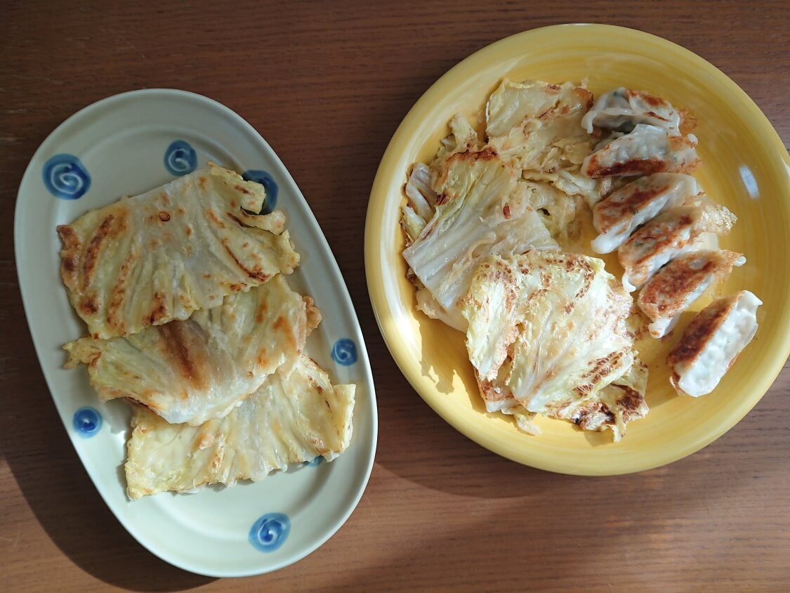 白菜チヂミの簡単レシピ（韓国ペチュジョンの作り方）付け合わせ
