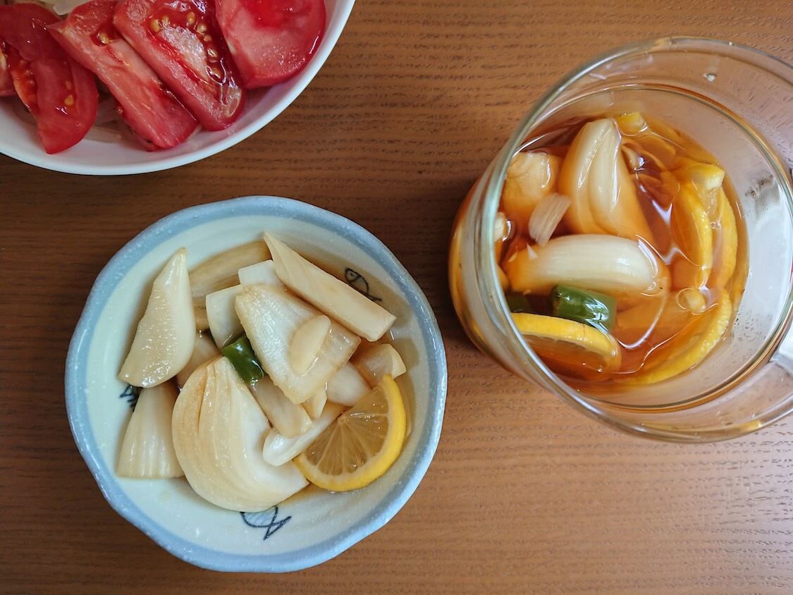 新玉ねぎの酢しょうゆ漬け、韓国人気レシピ。万能！作り置きおかず