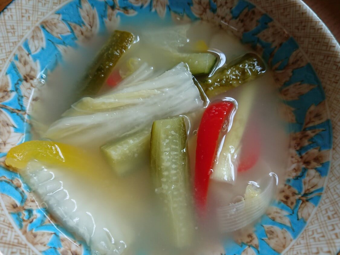 きゅうり入り水キムチ！韓国の人気レシピを分かりやすく。さっぱり美味しい汁を簡単に