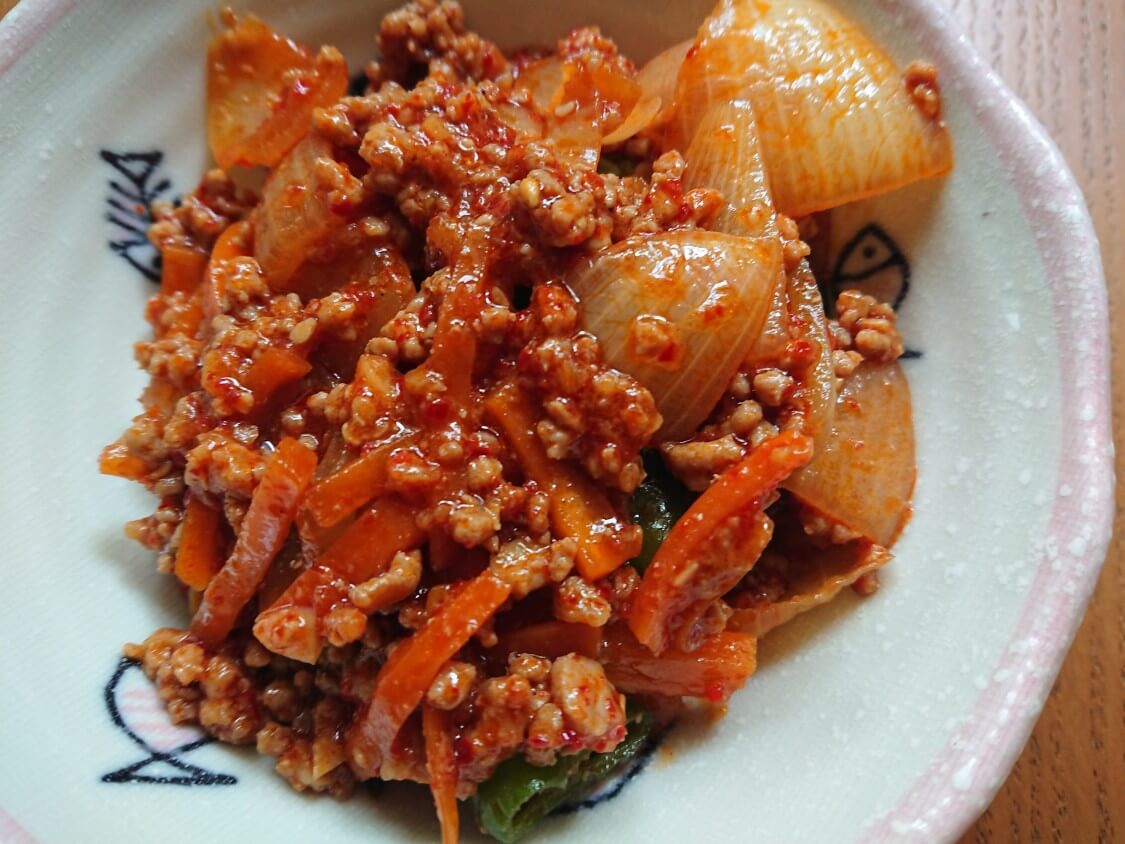 韓国ピリ辛肉味噌レシピ。作り置きもおすすめ！