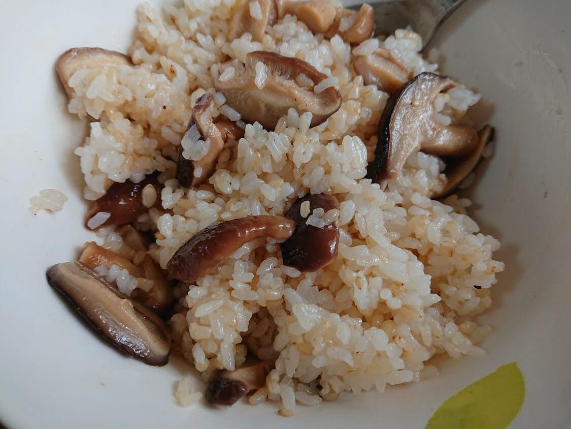 椎茸ナムルの作り方。手巻きキンパのご飯に混ぜても美味しい