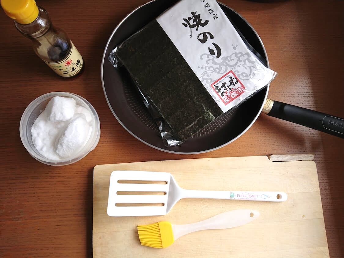 韓国のりの作り方。材料と調味料と道具。韓国人の人気レシピ〜お家で簡単に美味しく作るコツ〜