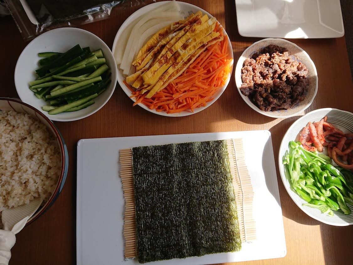 プルコギキンパの作り方＋韓国の人気レシピ。巻き方