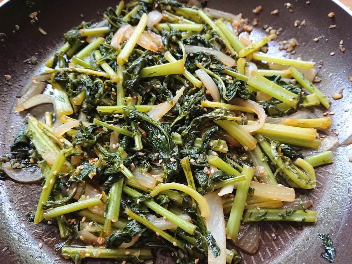 大根の葉炒めナムルの作り方＋韓国レシピ。干し葉で作るシレギナムルも