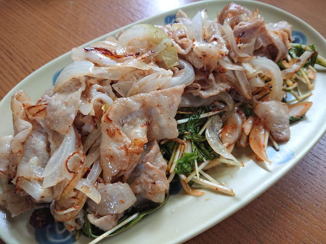 水菜キムチ（ピリ辛和え）のレシピ。簡単さっぱり一品！豚バラの付け合わせに