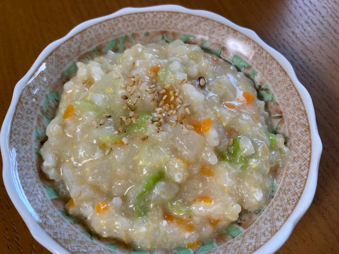 たまご粥のレシピ（韓国人の作り方）消化に良い簡単ほっこりごはん
