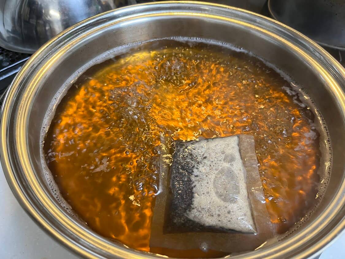 アルタン（鱈子や白子入り海鮮チゲ鍋）韓国レシピ。出汁に麦茶