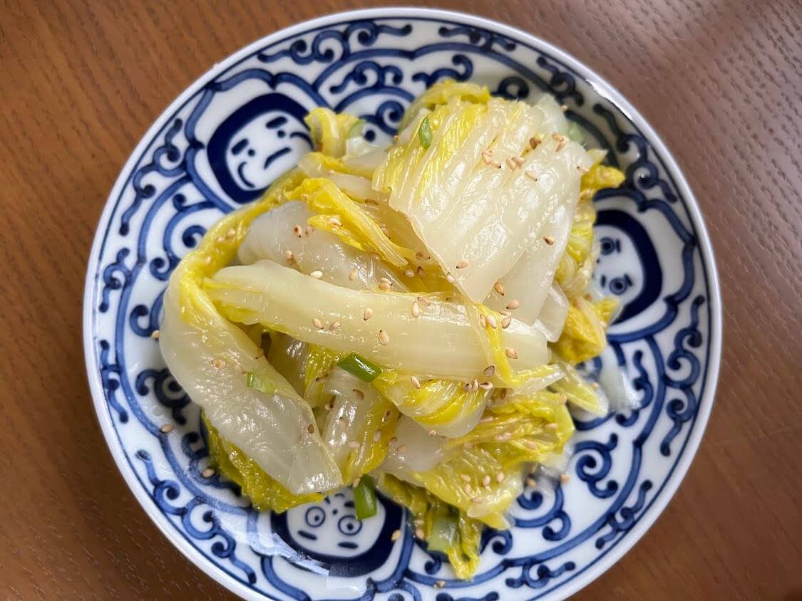 白菜ナムルの作り方＋韓国の人気レシピ。消化に良い副菜！#白菜だけ #大量消費
