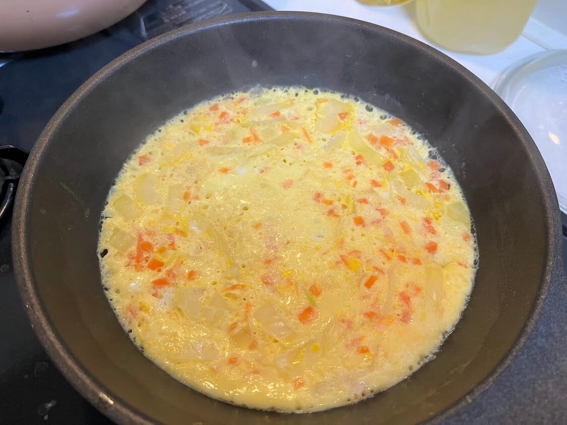 コク旨！あわび粥の作り方。残りの野菜で蒸し卵