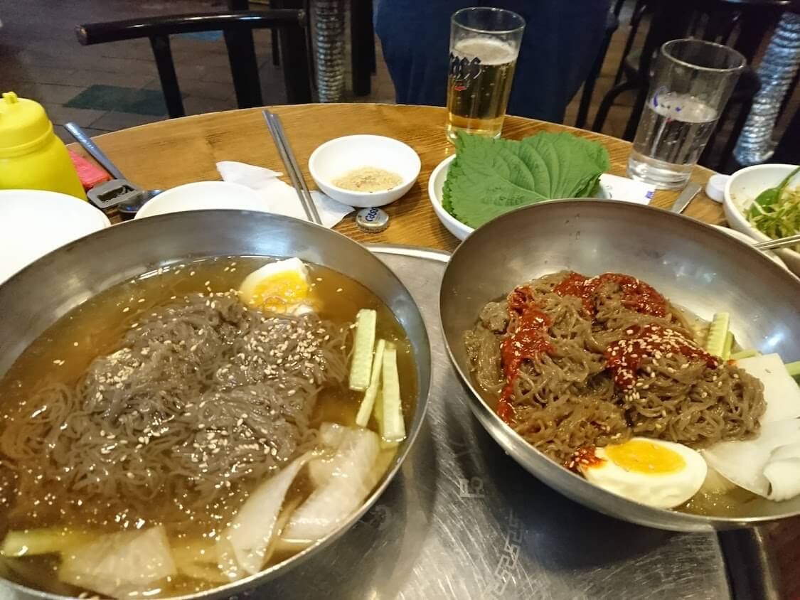 韓国人気グルメ「カルメギサル」とは？韓国麻浦の焼肉屋さん。〆は冷麺