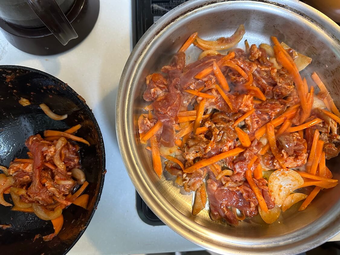 豚肉のコチュジャン漬け込みレシピ。焼くだけで絶品おかず♪１kgの作り置き