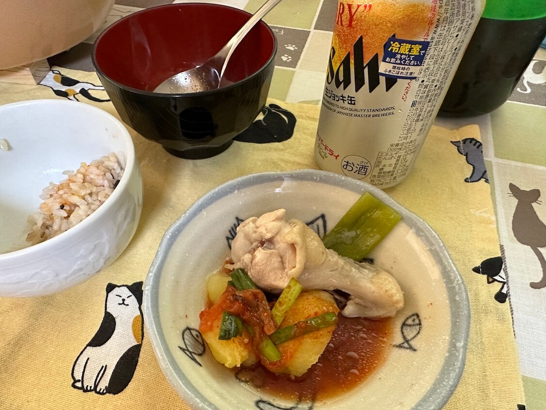 簡単！韓国の鶏鍋とニラ玉ねぎキムチ。夏のスタミナ料理レシピ２