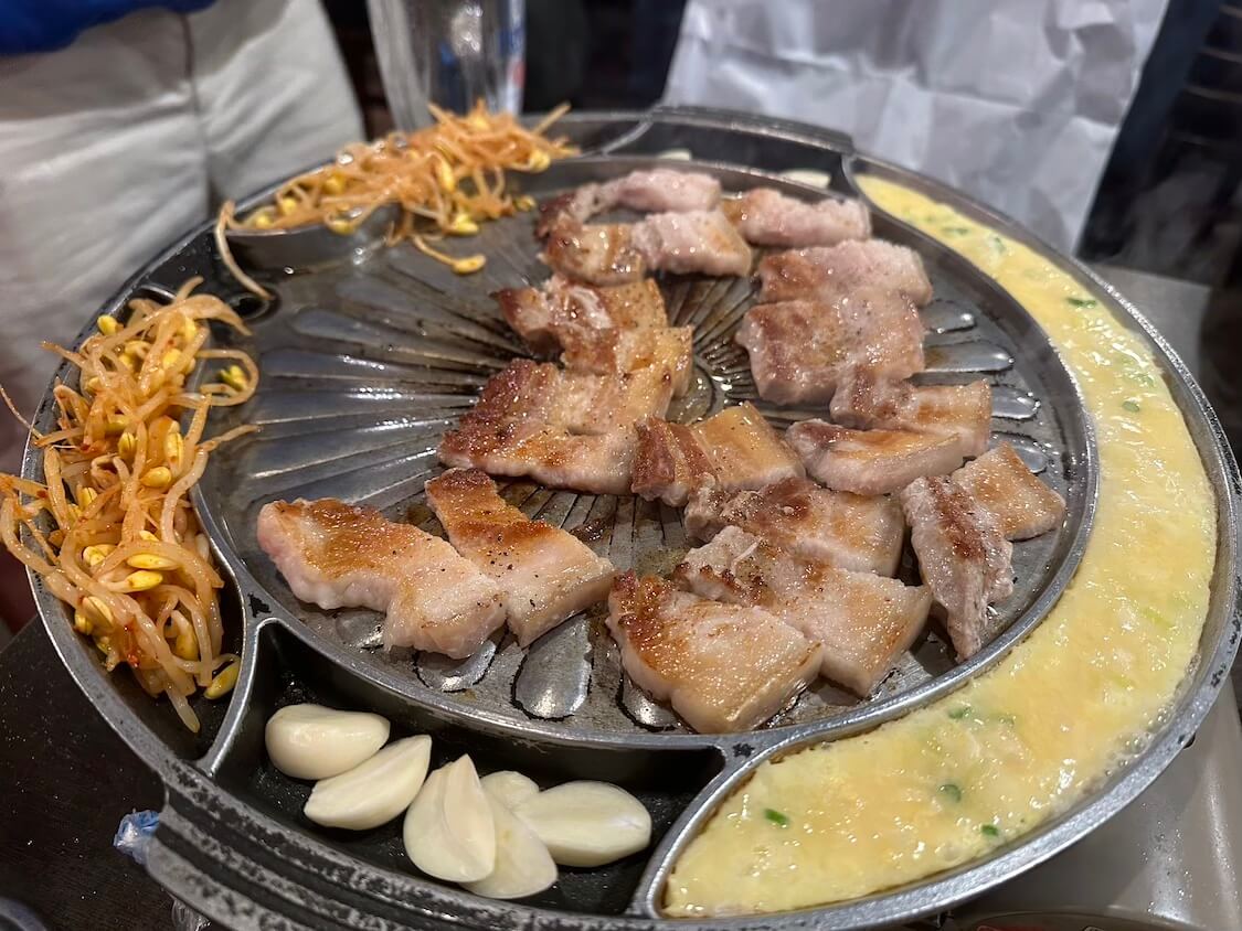 【新宿】ちゃん豚で食べた本格サムギョプサル！韓国料理コース9品に🍺やマッコリも