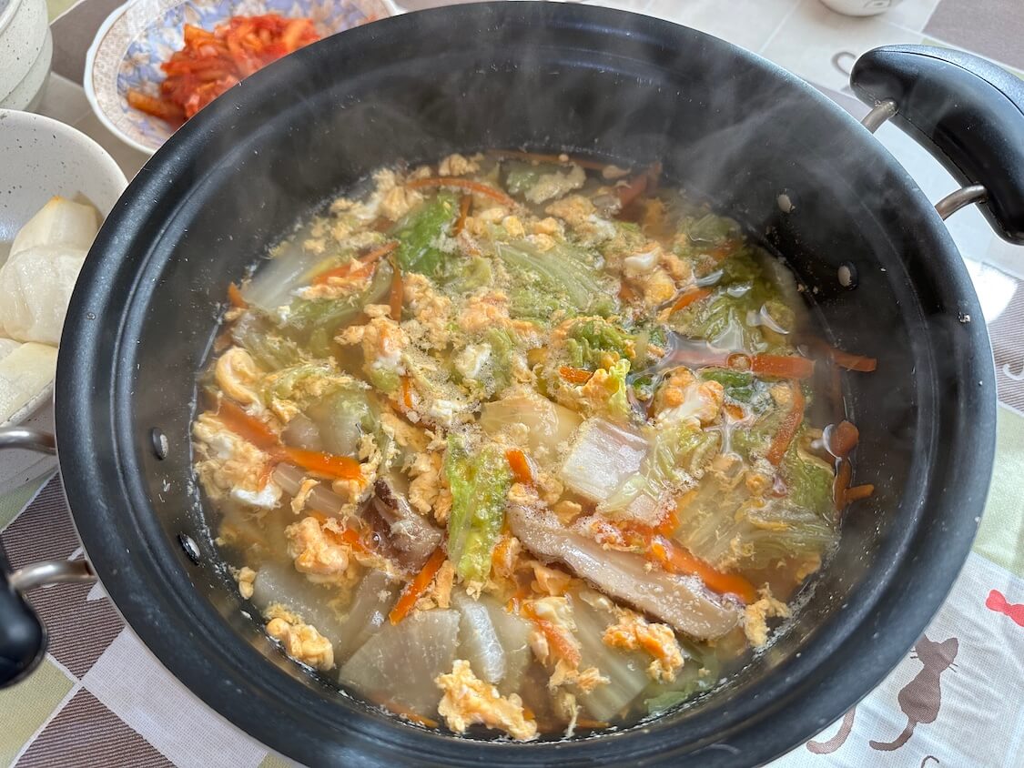 切り餅で！韓国のお雑煮レシピ。煮干出汁♫餃子なしで作った時