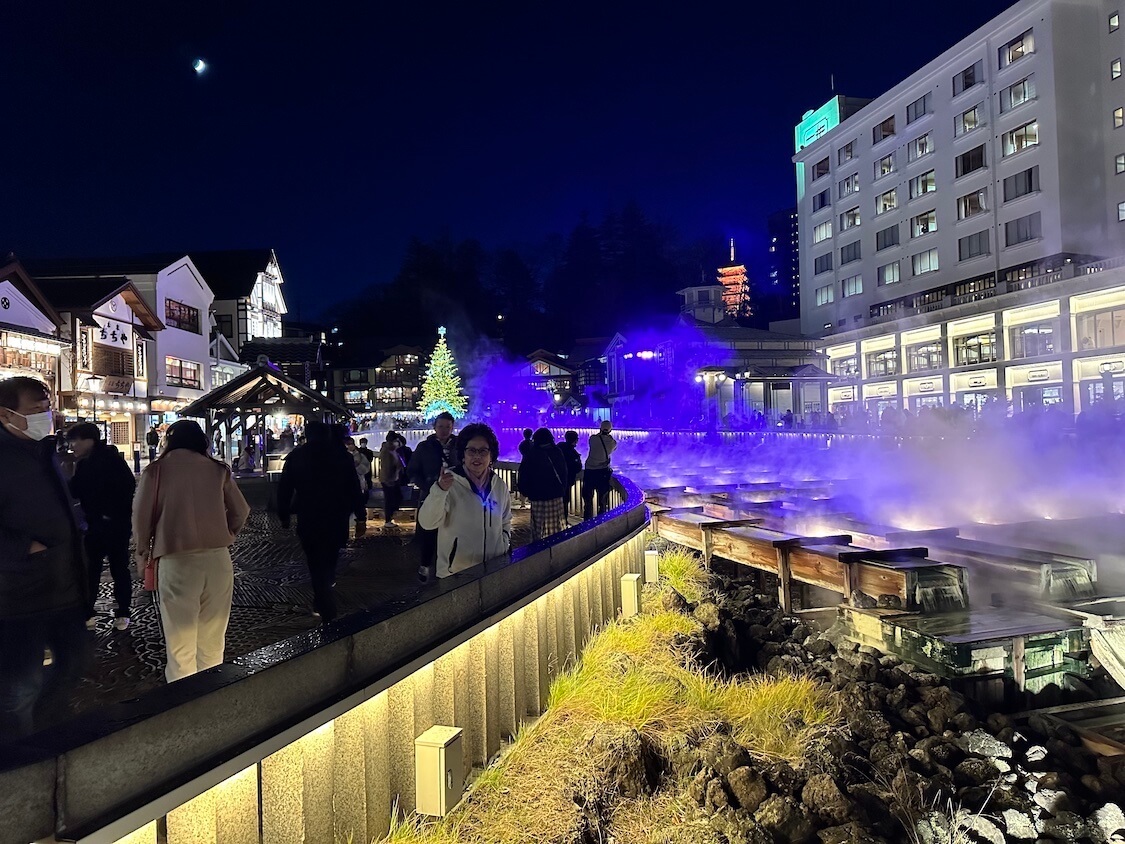 草津温泉の湯畑散歩。ホテルヴィレッジにまた泊まる♫韓国人両親との日本旅行ブログ【4】