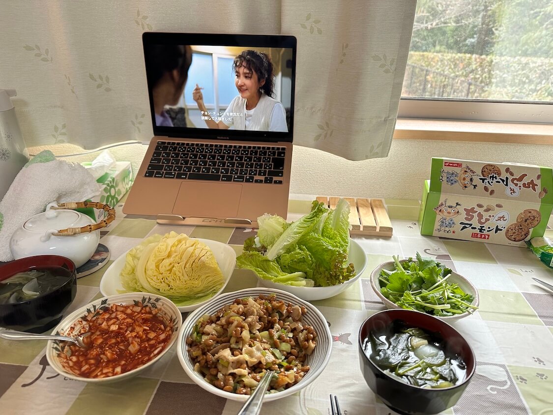 ヘルシーでおいしー！納豆サムギョプサルの献立レシピ。韓国ドラマ