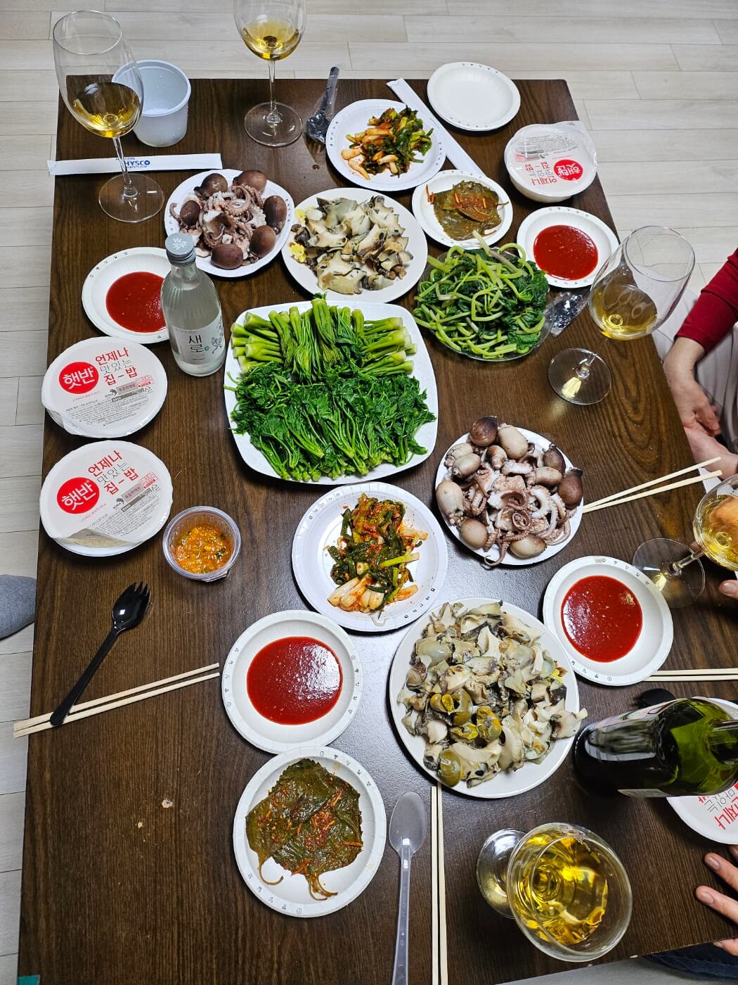 韓国の南、泗川市を観光。春の野菜と海鮮づくし