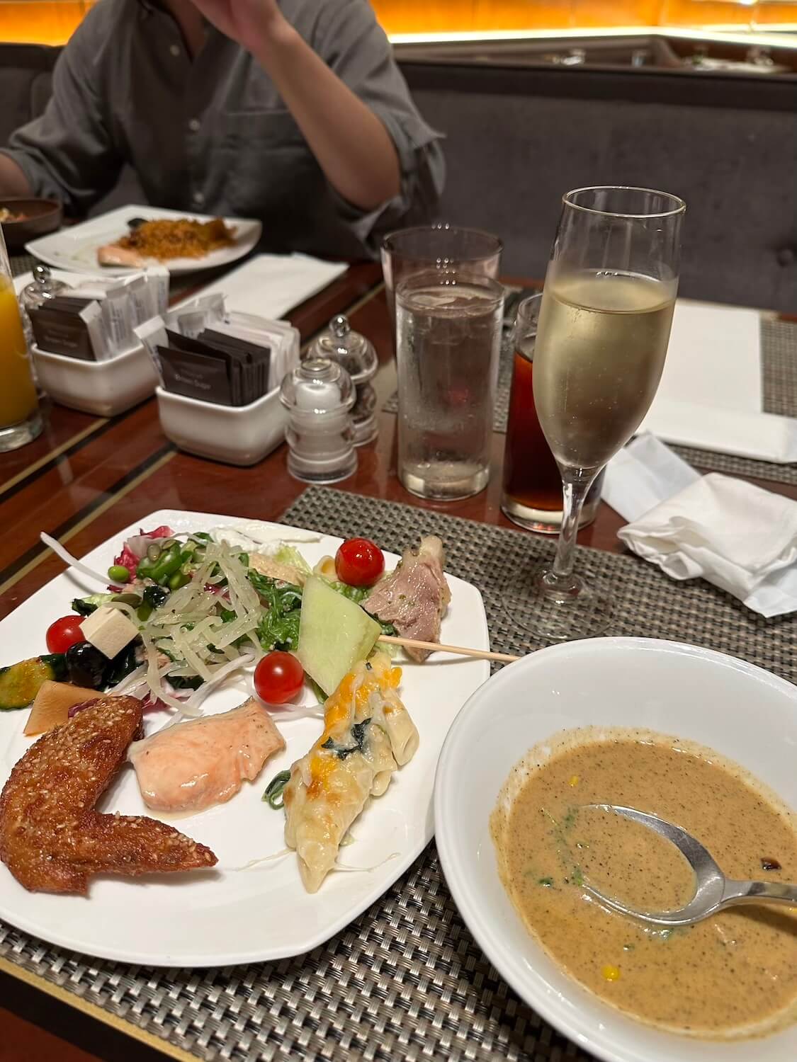 ヒルトンのビュッフェ