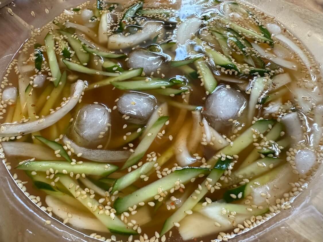 ピリ辛♫きゅうりの冷製スープの作り方