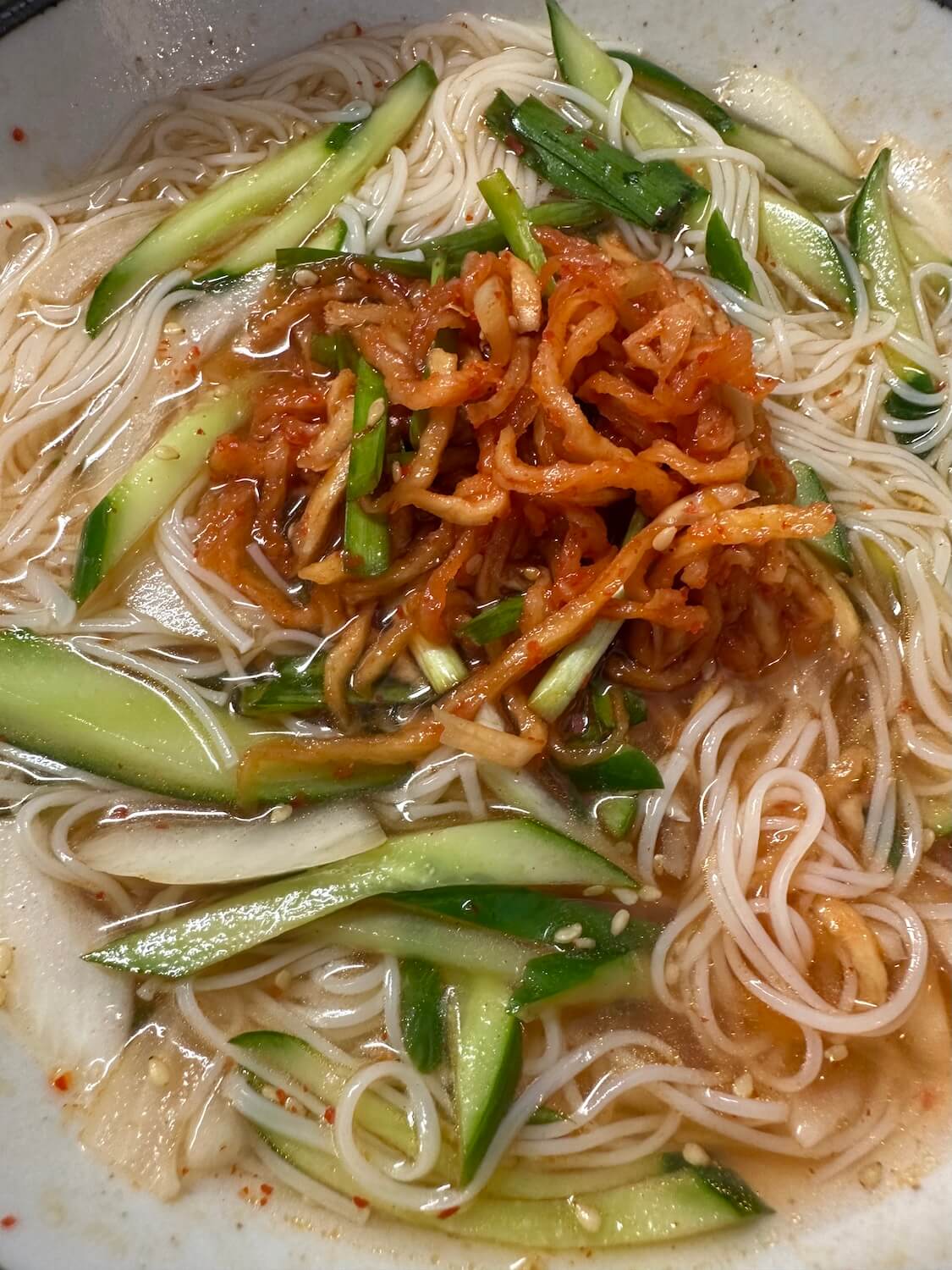 きゅうりの冷製スープ【韓国の人気レシピ】そうめんを入れて冷麺風にも！