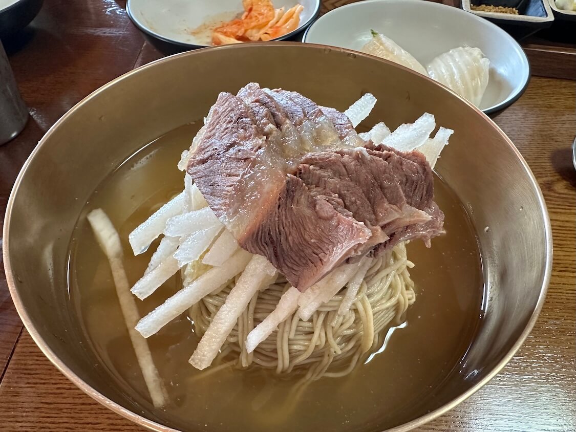 そば粉入り韓国の麺料理マッククス。蕎麦の名産地、江原道の蓬坪で美味しかった店！