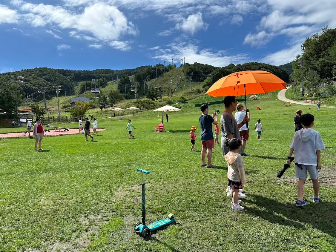 平昌の宿、フェニックスホテルに泊まる。スキー場の風景