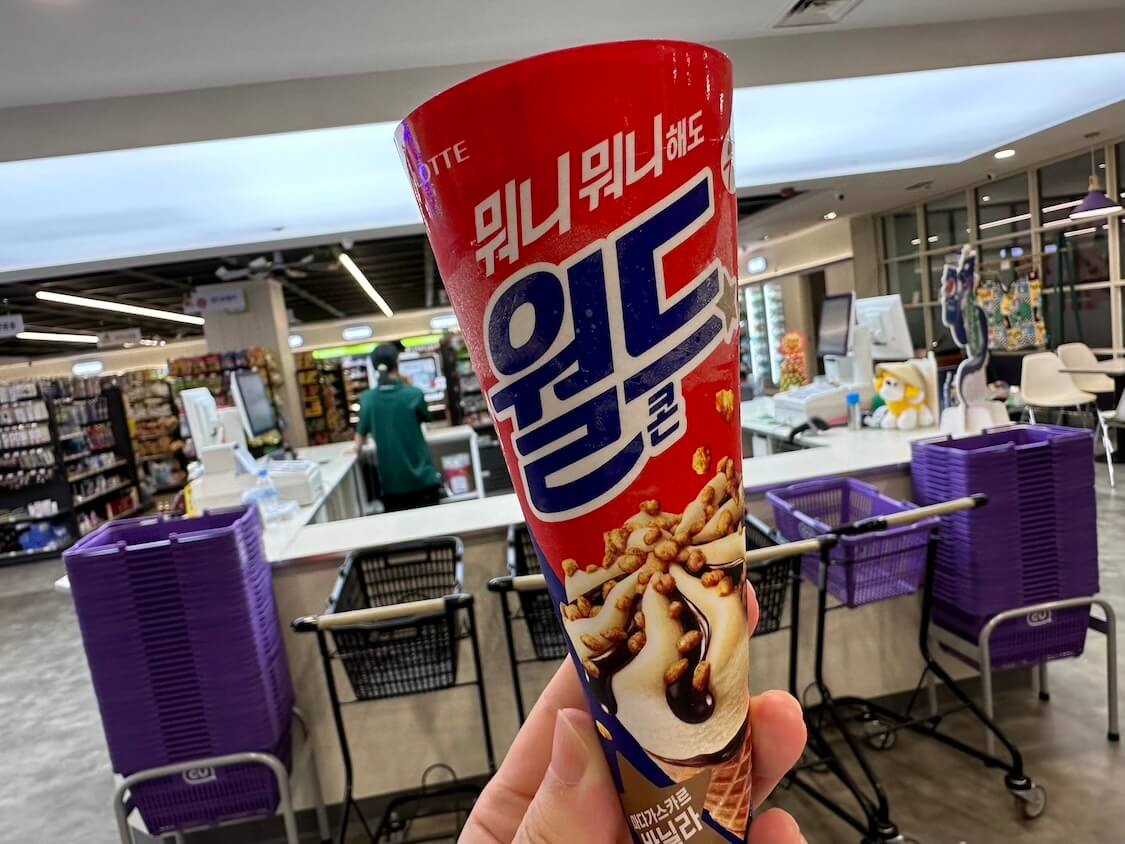 平昌の宿、フェニックスホテルに泊まる。コンビニのCU