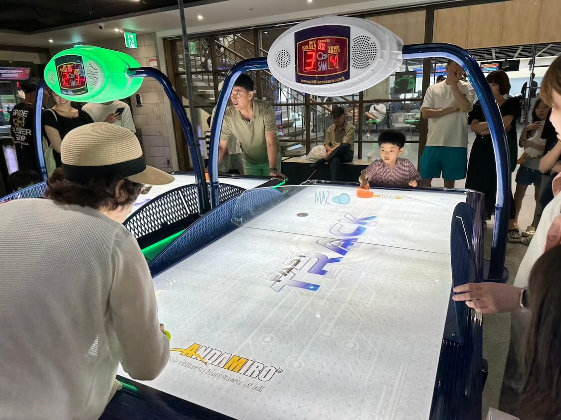 平昌フェニックスホテルの夜の楽しみ方。ゲームセンターで