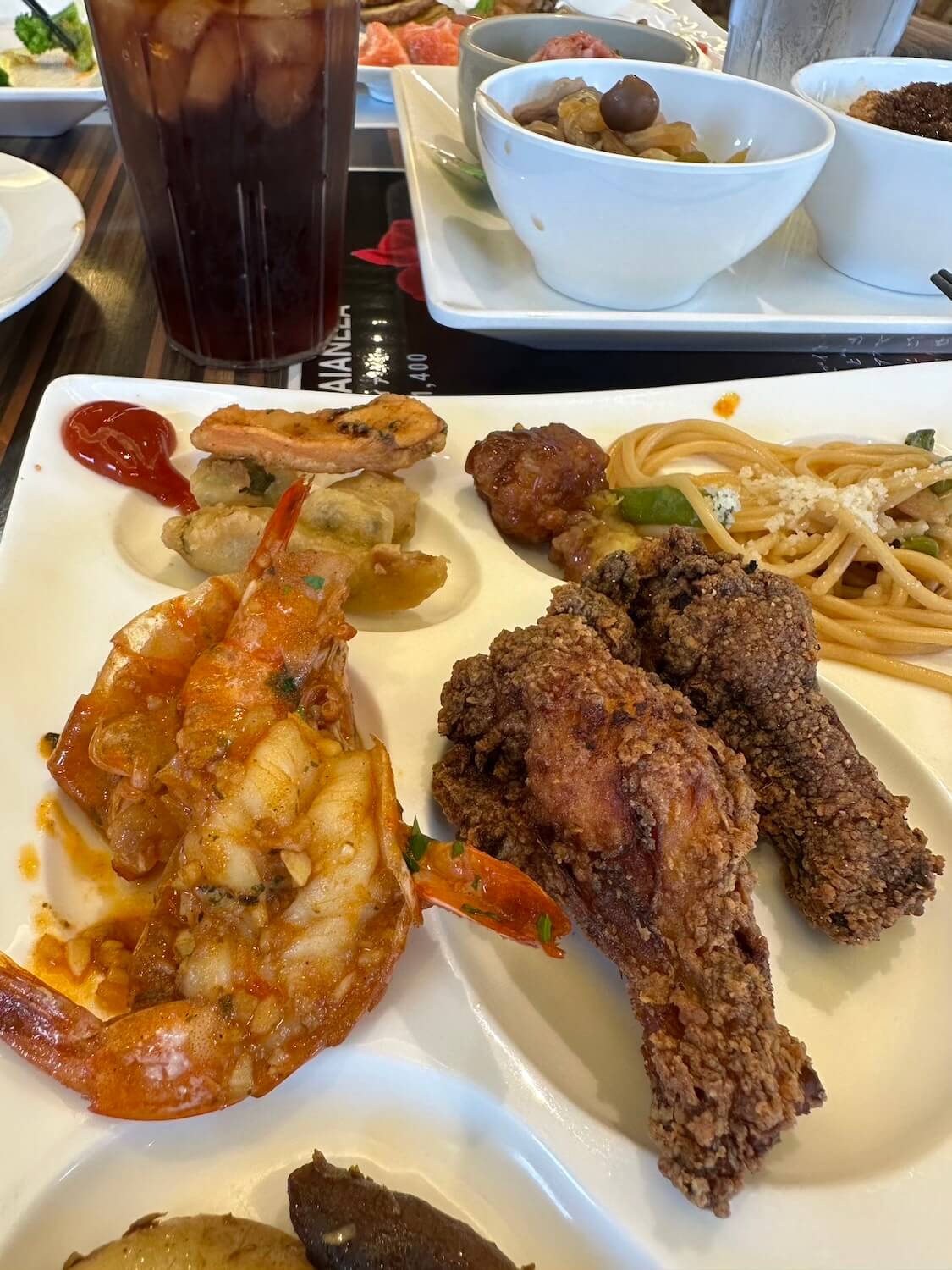 ハワイアンズのビュッフェ