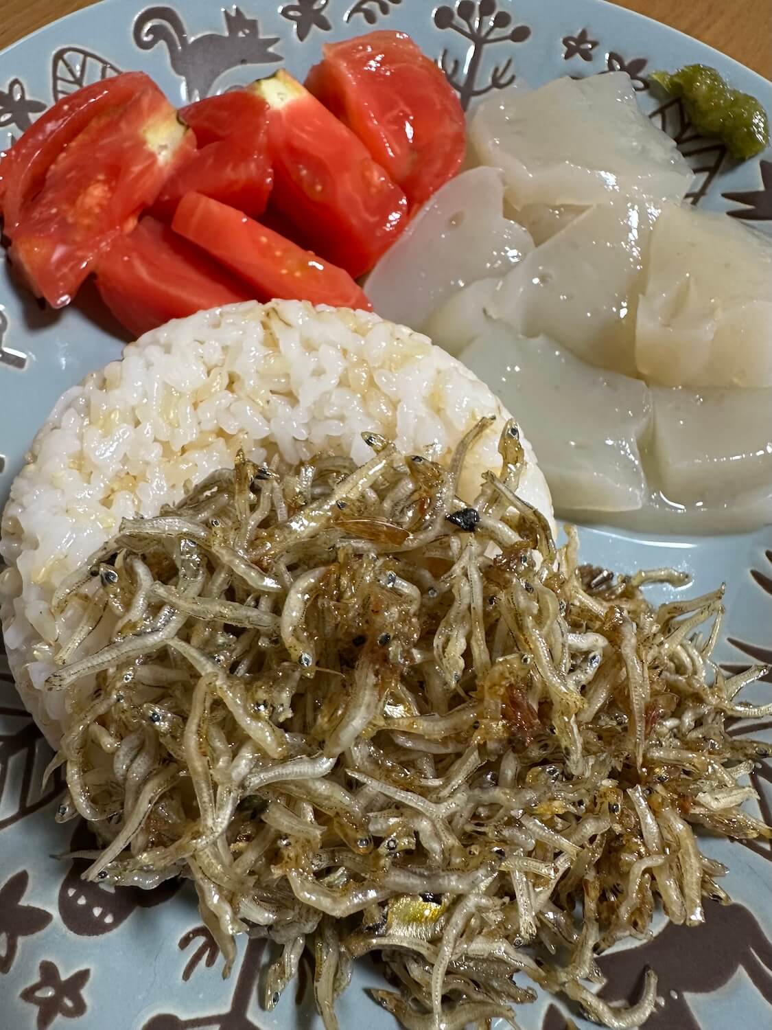 ちりめんじゃことこんにゃく