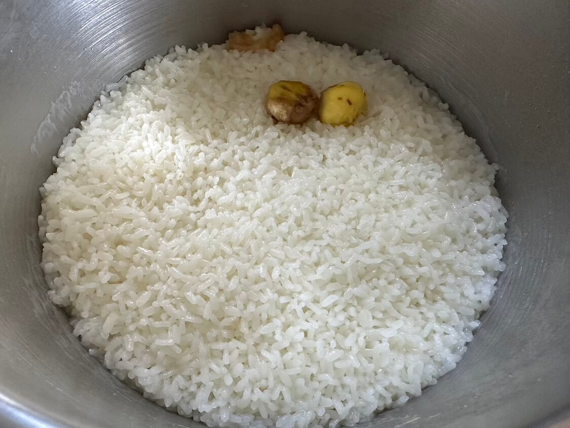 栗入りごはん