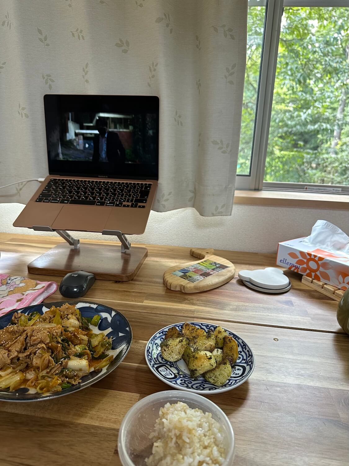 バジルポテトの献立と韓国ドラマ