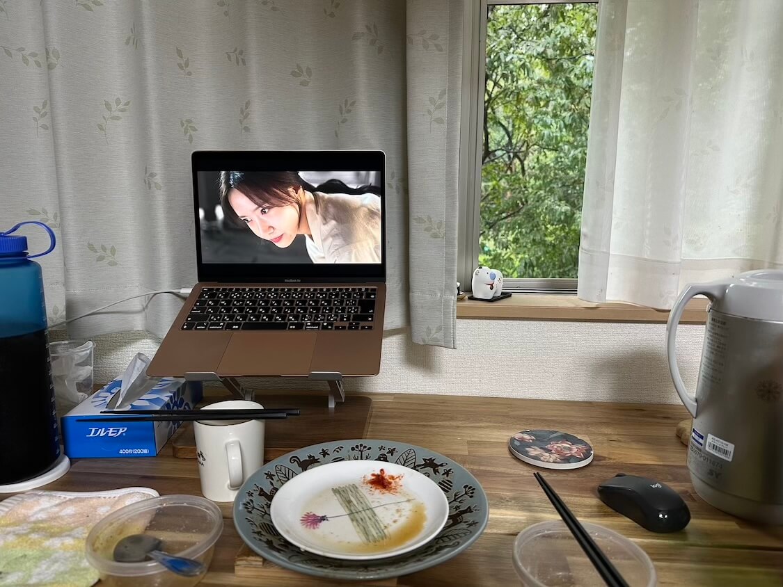 野菜たっぷり豚キムチ炒めレシピ。韓国ドラマ