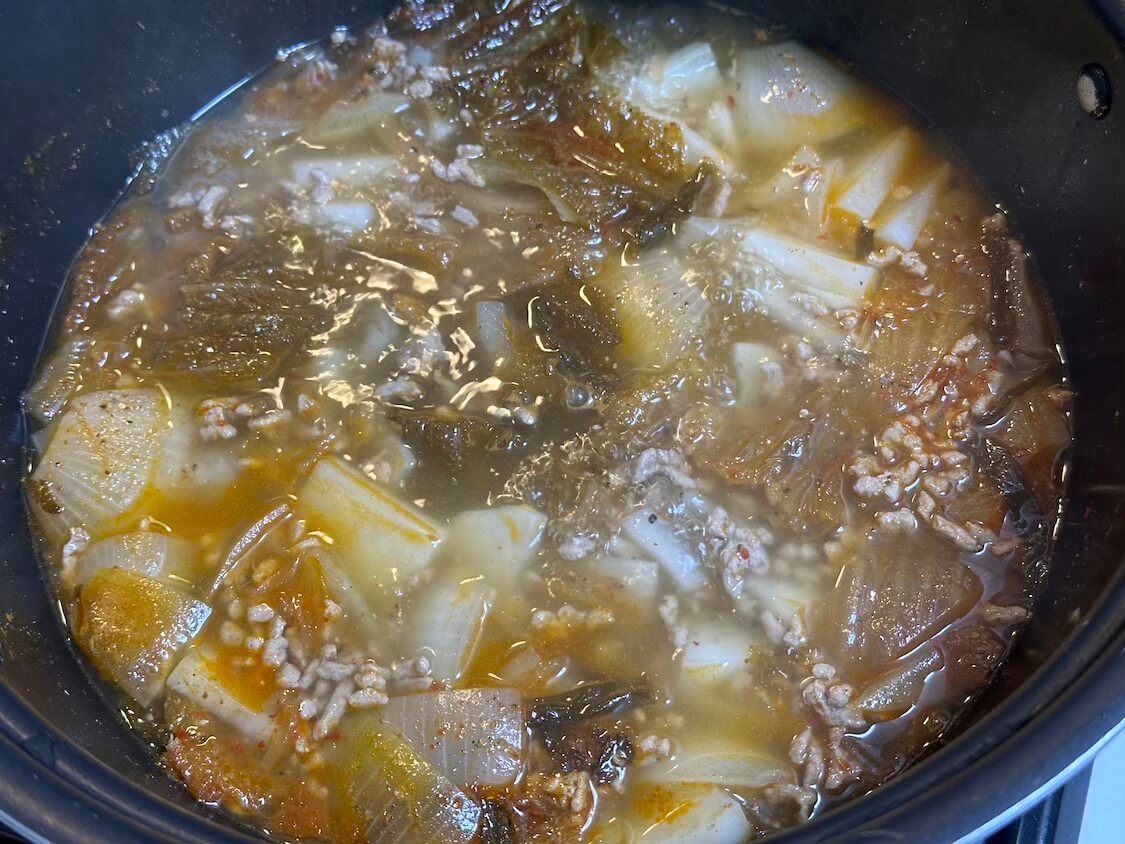 納豆でも美味しい「チョングッチャンチゲ」作り方