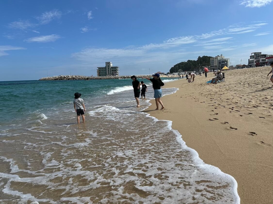 韓国の江陵観光。人気の海辺で家族旅行のブログ