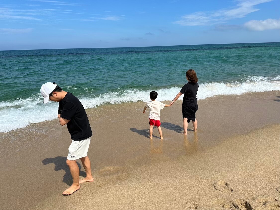 韓国の江陵観光。人気の海辺で家族旅行のブログ